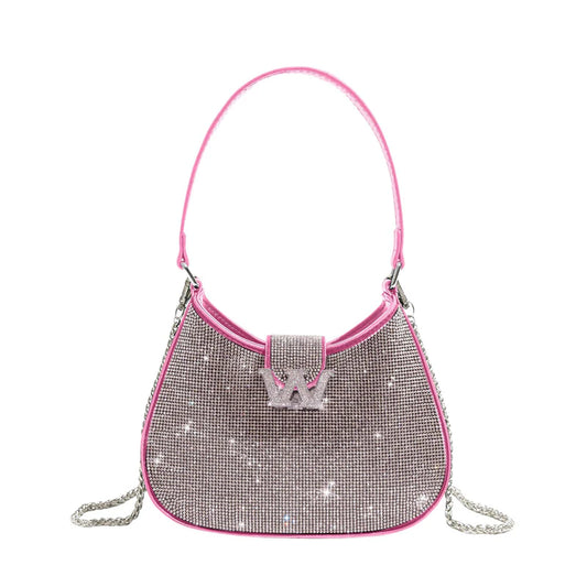 Bag Half Moon – modern crescent-shaped handbag with a sleek and minimalist silhouette.

